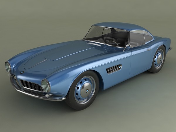 bmw 507 coupe 3ds - BMW 507 coupe by desmonster